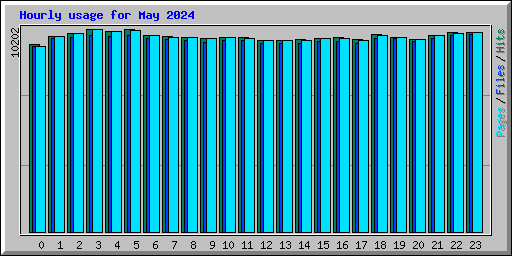 Hourly usage for May 2024
